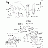 Схема узла: Крыло для Kawasaki ZR750 Z750S