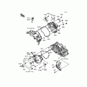 Схема вузла: Engine Cover(s) для Kawasaki EX300 Ninja 300 ABS