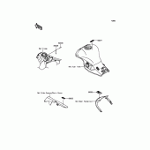 Схема узла: Информационные наклейки для Kawasaki ZX1000 Ninja ZX-10R ABS