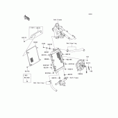 Схема вузла: Радіатор для Kawasaki VN1700 Vulcan 1700 Classic