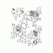 Схема вузла: Engine Cover(s) для Kawasaki VN900 Vulcan 900 Classic