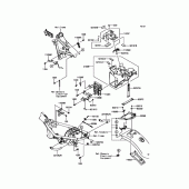 Схема вузла: Кріплення для Kawasaki EJ800 W800