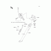 Схема вузла: Stand(s) для Kawasaki ZX900 Ninja ZX-9R