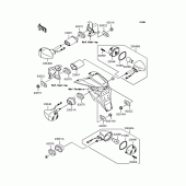 Схема узла: Поворотники для Kawasaki ZR750 Z750