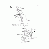 Схема вузла: Колінвал/поршень для Kawasaki ZX1400 Ninja ZX-14R ABS