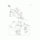 Схема вузла: Вихлопна система для Kawasaki KLX250 KLX250R