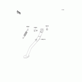 Схема вузла: Stand(s) для Kawasaki KLX250 KLX250