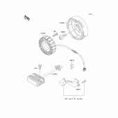 Схема вузла: Генератор для Kawasaki EX250 GPX250R