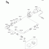 Схема узла: Fuel pump для Kawasaki ZX900 Ninja ZX-9R