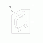 Схема вузла: Accessory для Kawasaki KX250/ KX252 KX250