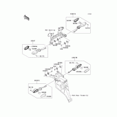 Схема вузла: Поворотники для Kawasaki KLE650 Versys 650 ABS