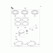 Схема вузла: Опційні деталі (kx65-a1) для Kawasaki KX65