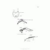 Схема узла: Decals (Bef) для Kawasaki KLX140 KLX140L