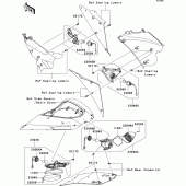 Схема вузла: Поворотники для Kawasaki ZX1000 Ninja ZX-10R