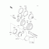 Схема узла: Фара для Kawasaki KZ1000 Police