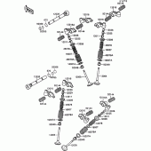 Схема узла: Клапан для Kawasaki VN1500 VN-15 SE