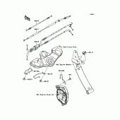 Схема вузла: Троси для Kawasaki ZX1000 Z1000SX ABS