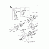 Схема вузла: Колінчастий вал для Kawasaki VN1600 Vulcan 1600 Mean Streak