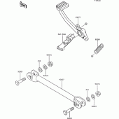 Схема вузла: Лапка гальма для Kawasaki ZG1000 1000GTR
