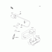Схема узла: Система зажигания для Kawasaki BR125 Bajaj Wind