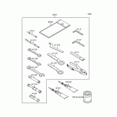 Схема вузла: Owner\'s tools для Kawasaki ZR750 Z750