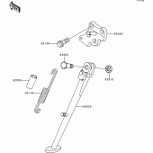Схема вузла: Stand(s) для Kawasaki ZX600 Ninja ZX-6R