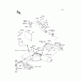 Схема вузла: Вихлопна система для Kawasaki KLX250 D-Tracker X