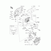 Схема вузла: Headlight(s) для Kawasaki KLX125 D-Tracker