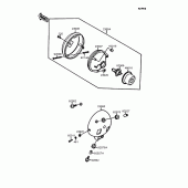 Схема вузла: Фара для Kawasaki EN400 Vulcan 400