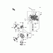 Схема вузла: Throttle для Kawasaki VN900 Vulcan 900 Classic LT