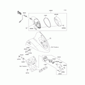 Схема вузла: Taillight(s) для Kawasaki VN900 Vulcan 900 Custom