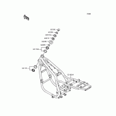 Схема вузла: Рама для Kawasaki ZR750 Zephyr