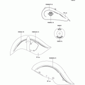 Схема вузла: Decals(blue) для Kawasaki VN800 Vulcan 800 Drifter