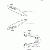 Схема вузла: Decals(black)(white)(daf/das) для Kawasaki ZR1000 Z1000