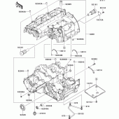 Схема узла: Картер двигателя для Kawasaki ZR1000 Z1000