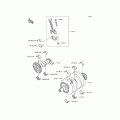 Схема вузла: Колінвал для Kawasaki ER250 Z250 ABS