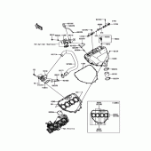Схема вузла: Air Chamber для Kawasaki ZX1000 Ninja H2