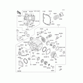 Схема вузла: Front bevel gear(1/3) для Kawasaki ZG1000 Concours