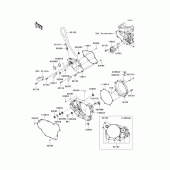 Схема вузла: Engine cover(s) для Kawasaki KX450 KX450F