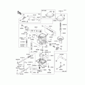 Схема вузла: Carburetor(1/2) для Kawasaki VN800 Vulcan 800 Classic