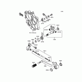 Схема вузла: Перемикач передач для Kawasaki KLE650 Versys 650 ABS