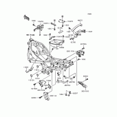 Схема вузла: Кріплення для Kawasaki ZX400 ZZR400