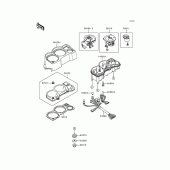 Схема вузла: Вимірювальний прилад Kawasaki EX250 Ninja 250