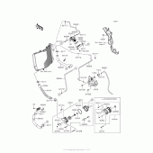 Схема узла: Water Pipe для Kawasaki ZX1400 Ninja ZX-14R