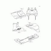 Схема узла: Наклейки (Red; zx600-e4) для Kawasaki ZX600 Ninja ZX-6