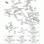 Схема вузла: Cowling(1/2) для Kawasaki ZX1100 ZZ-R1100