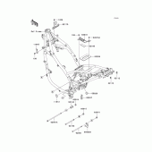 Схема вузла: Кріплення для Kawasaki KLE500