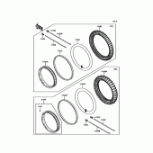 Схема вузла: Шина для Kawasaki KLX110 KLX110L