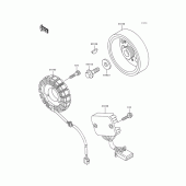 Схема узла: Генератор для Kawasaki ZX600 Ninja ZX-6