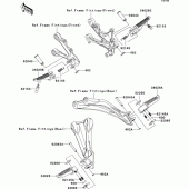 Схема вузла: Підніжки для Kawasaki ZX636 Ninja ZX-6R